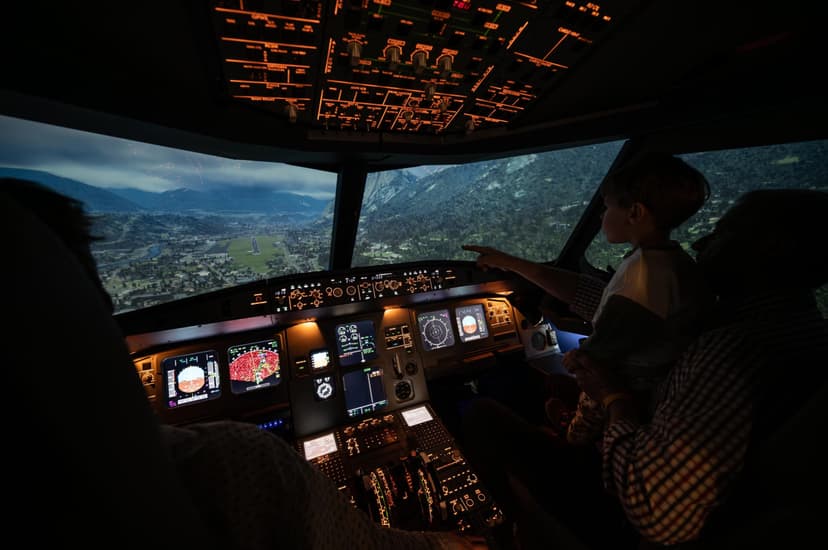 Lot w Symulatorze Lotu Airbus A320 (30 minut) | Gdańsk