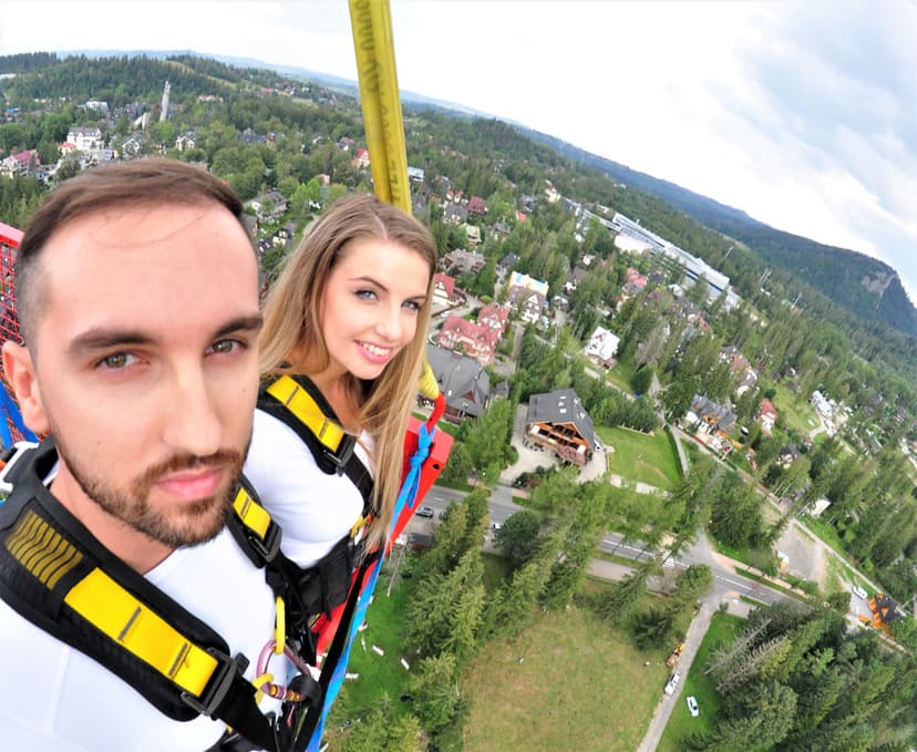 Skok na Bungee dla Dwojga z Filmem i Zdjęciami | Chorzów