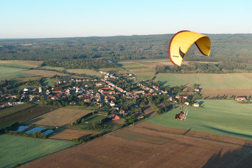 Lot Motoparalotnią z Filmowaniem (10 minut) | Zielona-Góra (okolice)