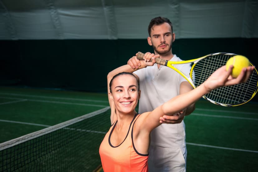 Lekcja Gry w Tenisa dla Dwojga | Czeladź