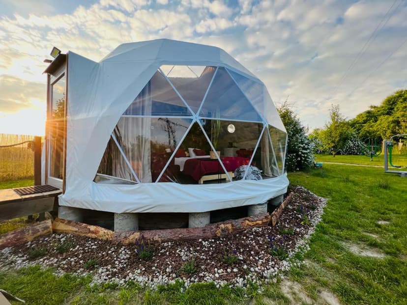 Odprężający Glamping (1 Noc, 2 Osoby) | Glamping Stacja Zieleniec | Nałęczów