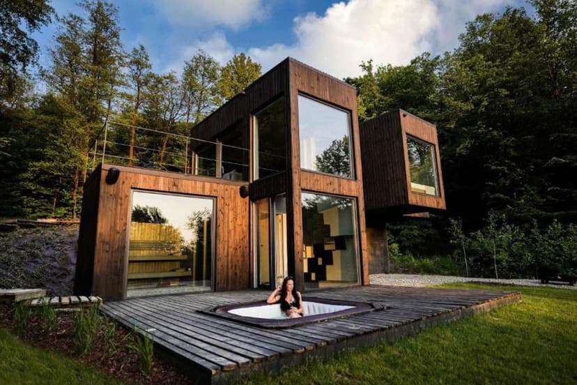 Odprężający Pobyt w Leśnym Apartamencie (1 Noc, 1-4 Osoby) | Forrest Space | Wola Rafałowska