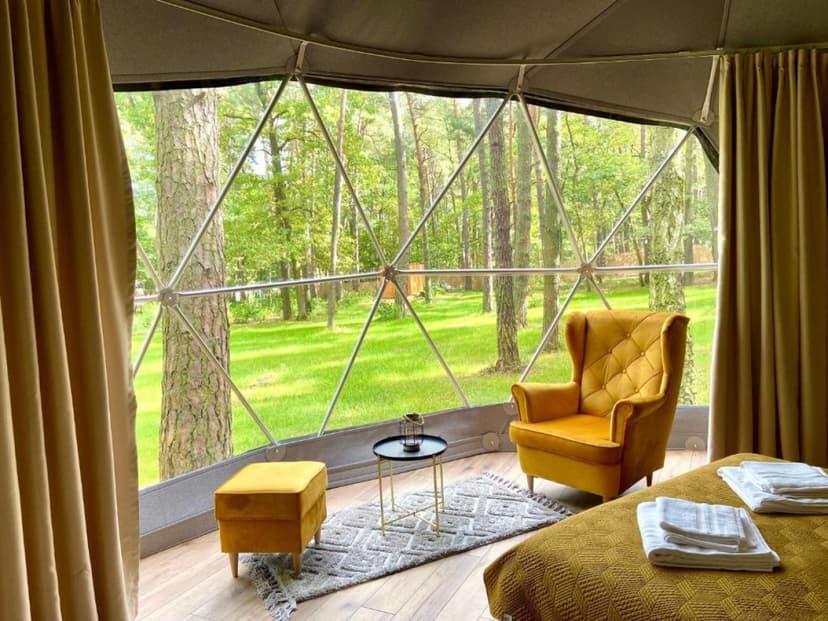 Rekreacyjny Glamping (2 Noce, 1-4 Osoby) | Planeta Glamping | Zalesie Górne