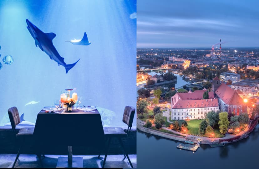 Ekskluzywna Podwodna Kolacja z Noclegiem we Dwoje | Wrocław
