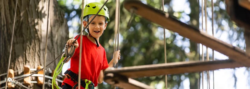 Przygoda w Parku Linowym – Trasa Dziecięca | Łódź (Stawy Jana)