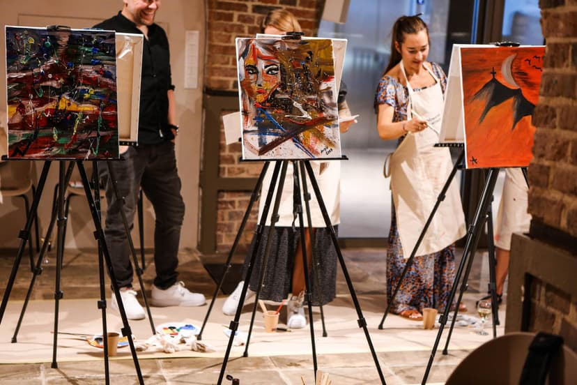 Malowanie przy Winie dla Dwojga | Kraków