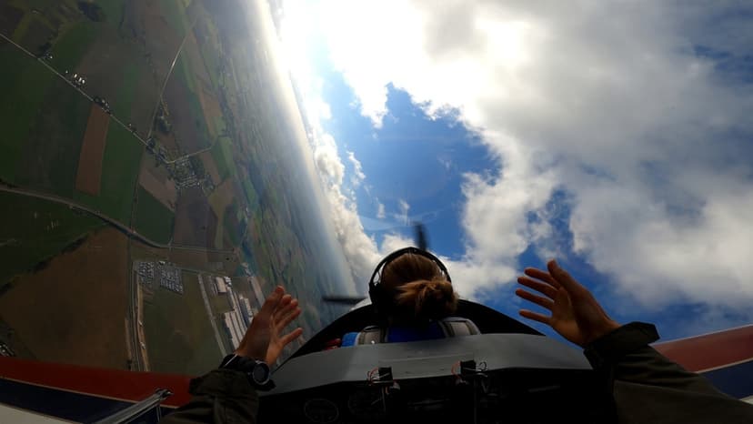 Akrobatyczny Lot Samolotem z Elementami Pilotażu (10 minut) | Leszno