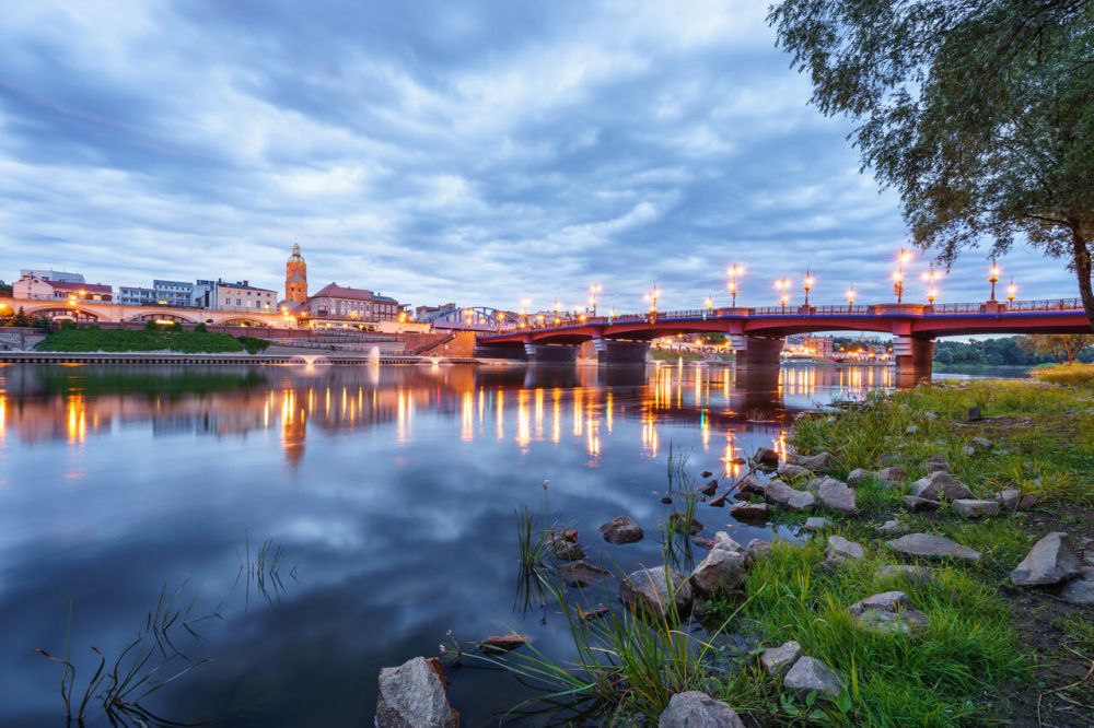 Wisła i Stare Miasto w Gorzowie Wielkopolskim